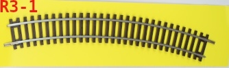 MTB Model kolej H0 R3-1 - H0 - Gebogene Gleis R3-1